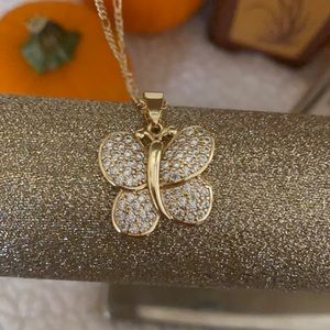 SOLD Butterfly Brazilian gold